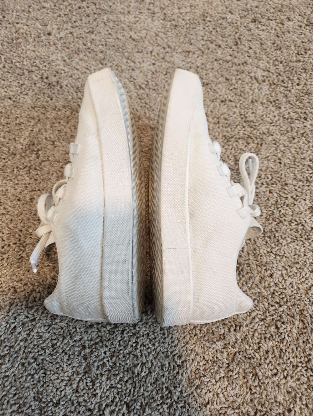 NOBULL Mens White Canvas Sneakers Size 9 - Picture 8 of 12